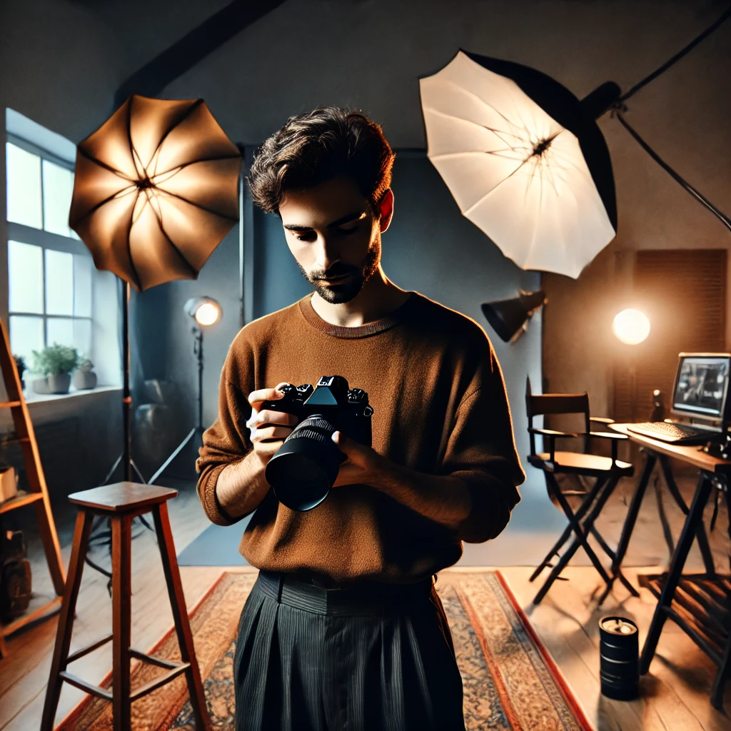 Photographe nu masculin
